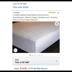 cozee mattress protector